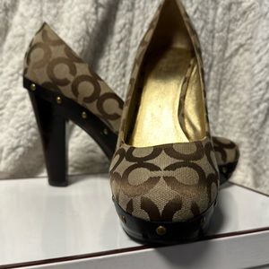 Coach heels… worn 2 times